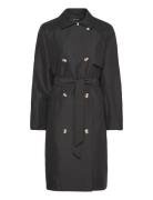 Vmdoreen Long Trenchcoat Boos Trenssi Takki Black Vero Moda