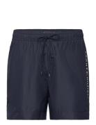 Medium Drawstring Uimashortsit Navy Tommy Hilfiger