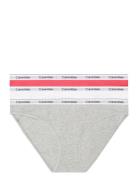 Bikini 3Pk Alushousut Brief Tangat Grey Calvin Klein