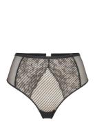 Txture High-Waisted Thong Stringit Alusvaatteet Black Chantelle X