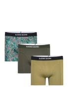 Premium Cotton Stretch Boxer 3P Bokserit Green Björn Borg