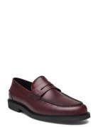 Joray_Mocc_Bu Loaferit Matalat Kengät Burgundy BOSS