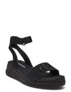 Sporty Wedge Rope Su Con Kiilakorkokengät Black Calvin Klein