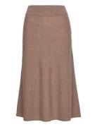 Superfine Lambswool Skirt Polvipituinen Hame Beige GANT