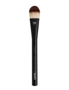 Pro Flat Foundation Brush Kasvoharja Meikki Nude NYX Professional Make...