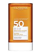 Invisible Sun Care Stick Spf 50 Aurinkorasva Kasvot Clarins