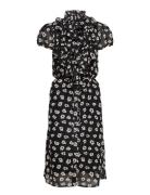 Liljasz Ss Dress Polvipituinen Mekko Black Saint Tropez