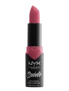 Suede Matte Lipstick Huulipuna Meikki Red NYX Professional Makeup