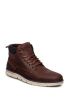 Jfwtubar Leather Brandy Sn Nyörisaappaat Brown Jack & J S