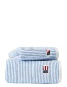 Original Towel White/Blue Striped Home Textiles Bathroom Textiles Towe...