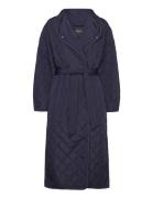 Slumina Coat Tikkitakki Navy Soaked In Luxury