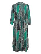 Cutara Dress Polvipituinen Mekko Multi/patterned Culture