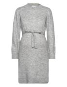 Mlnewanne L/S Abk Knit Dress A. Noos Polvipituinen Mekko Grey Mamalici...