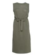 Kim Dress Polvipituinen Mekko Khaki Green IVY OAK