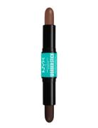 Wonder Stick Dual-Ended Face Shaping Contouring Varjostus Meikki Brown...