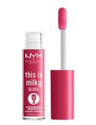 This Is Milky Gloss Huulikiilto Meikki Pink NYX Professional Makeup