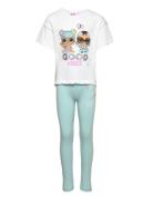 Set 2P Ts + Legging Pyjamasetti Pyjama Multi/patterned L.O.L