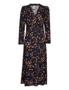 Yasspilo Ls Long Dress S. Polvipituinen Mekko Multi/patterned YAS