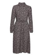 Dita Dress Polvipituinen Mekko Black Lollys Laundry