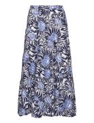 Dvf Venice Skirt Pitkä Hame Blue Diane Von Furstenberg