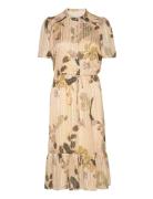 Brezza Dress Polvipituinen Mekko Beige Second Female