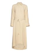 Lamara - Matte Viscose Crepe Polvipituinen Mekko Cream Day Birger Et M...