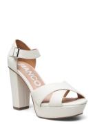 Biacarly Plateau Sandal Pu Korolliset Sandaalit White Bianco