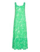 Onlalma Life Poly Noemi Long Dress Aop Polvipituinen Mekko Green ONLY