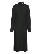 Frylagz Midi Dress Polvipituinen Mekko Black Gestuz