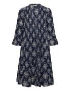 Tessa Dress Polvipituinen Mekko Navy ODD MOLLY