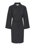 Yasdalila 7/8 Shirt Dress Polvipituinen Mekko Black YAS