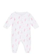 Nbfnightsuit W/F Flamingo Pyjama Sie Jumpsuit Haalari White Name It