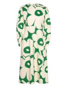 Katse Unikko Polvipituinen Mekko Green Marimekko