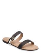 Millie Strapsandal-N Matalapohjaiset Sandaalit Black BOSS