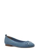 Woms Ballerina Ballerinat Blue Tamaris