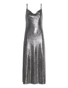 Hadley Sequin Dress Polvipituinen Mekko Grey AllSaints