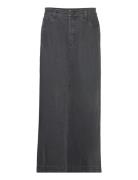 Classic Jeans Skirt Pitkä Hame Black H2O Fagerholt