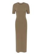 Briellegz Ss Dress Maksimekko Juhlamekko Khaki Green Gestuz