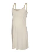 Mlfine Slip Dress 2F A. Yöpaita Cream Mamalicious