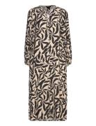 Dress Evelyn Polvipituinen Mekko Beige Lindex