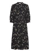 Dresses Light Woven Polvipituinen Mekko Black Esprit Casual