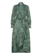 Iza Midi Dress Polvipituinen Mekko Green Love Lolita