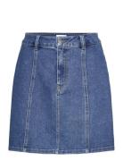 Objcarol Denim Short Skirt 132 Lyhyt Hame Blue Object