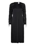 Quincy - Sparkling Texture Polvipituinen Mekko Black Day Birger Et Mik...