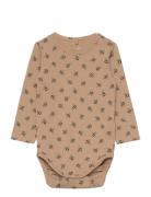 Tnsjee L_S Body Bodies Long-sleeved Brown The New