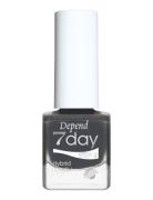 7Day Hybrid Polish 7303 Kynsilakka Meikki Black Depend Cosmetic