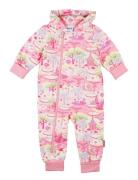 Cloud Castle Overall Pyjama Sie Jumpsuit Haalari Pink Martinex