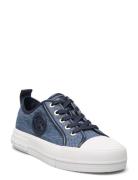 Evy Lace Up Matalavartiset Sneakerit Tennarit Blue Michael Kors