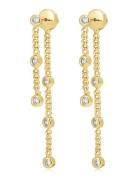 The Estelle Double Chain Studs- Gold Korvakoru Korut Gold LUV AJ