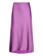 D6Peppa Midi Skirt Polvipituinen Hame Pink Dante6